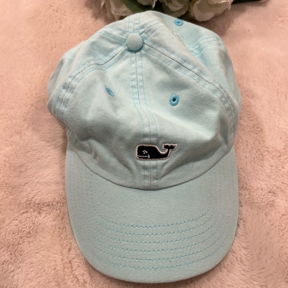 MVineyard Vines Adjustable Light Turquoise Hat Baseball Cap